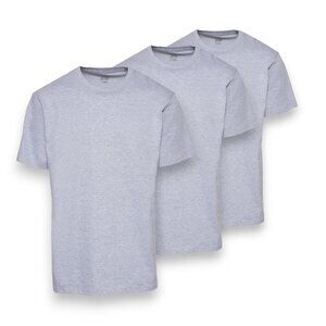 NWT CSG 3 Pack Curve‎ Hem T-Shirts Men's Size S Color Grey